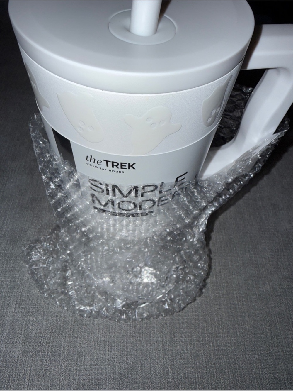 Simple Modern White Ghost 30 oz Tumbler The Trek - Fall / Halloween - Picture 5 of 5